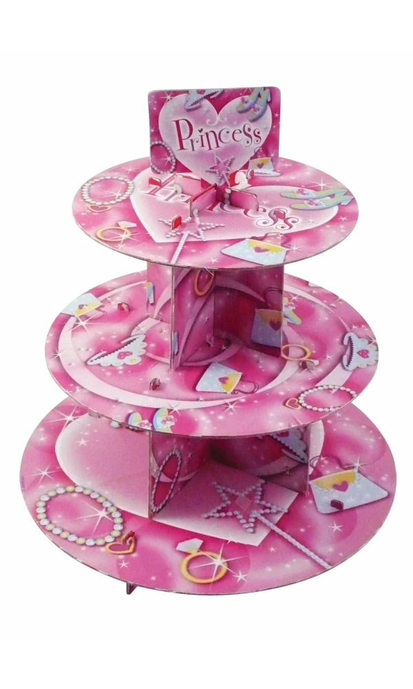 Cup Cake Stand Princess - 3 Tier