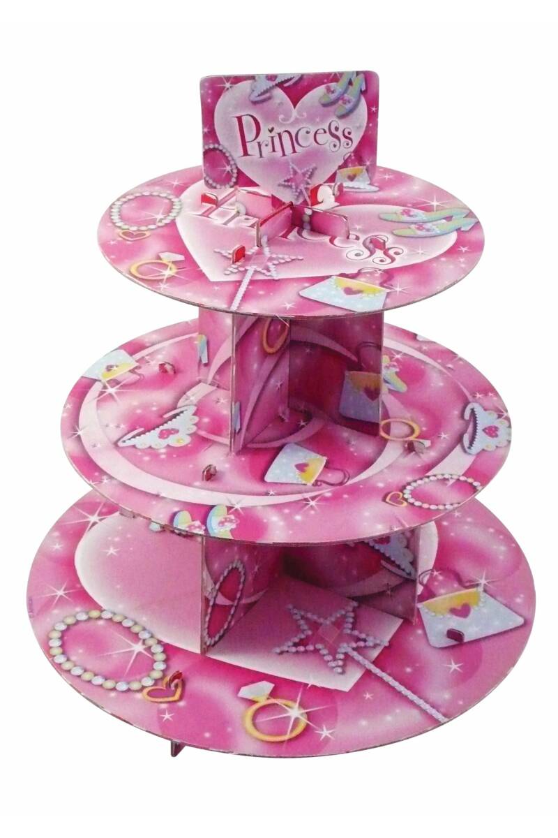 Cup Cake Stand Princess - 3 Tier