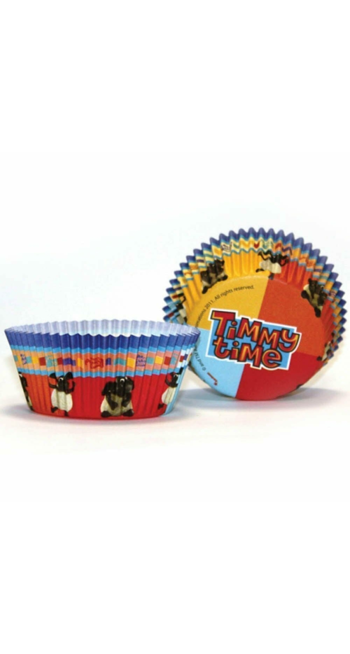 Timmy Time Cupcake Cases 5cm - 50pk