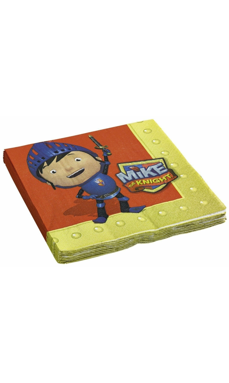 Mike The Knight Napkins 33cm x 33cm - 16pk