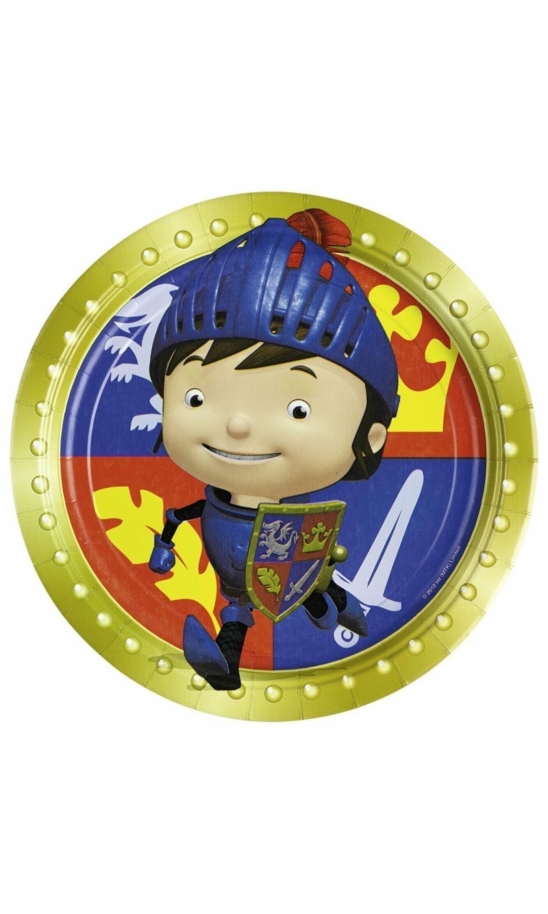 Mike The Knight Paper Plates 22.8cm - 8pk