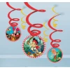 Jake and the Never Land Pirates Hanging Swirls Decorations - 6pk