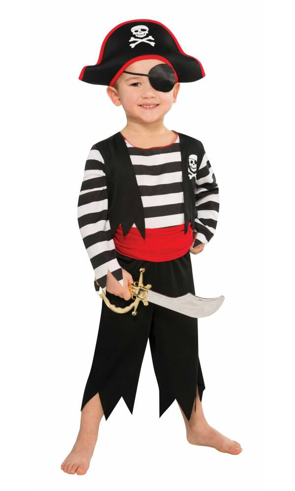 Deckhand Pirate - Age 3 to 4 Years