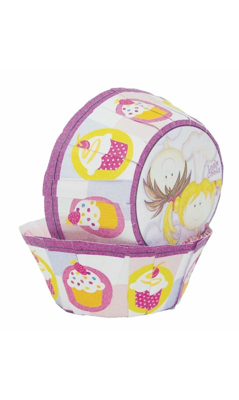 Little Cooks Foil Lined Cupcake Cases 5cm - 24pk