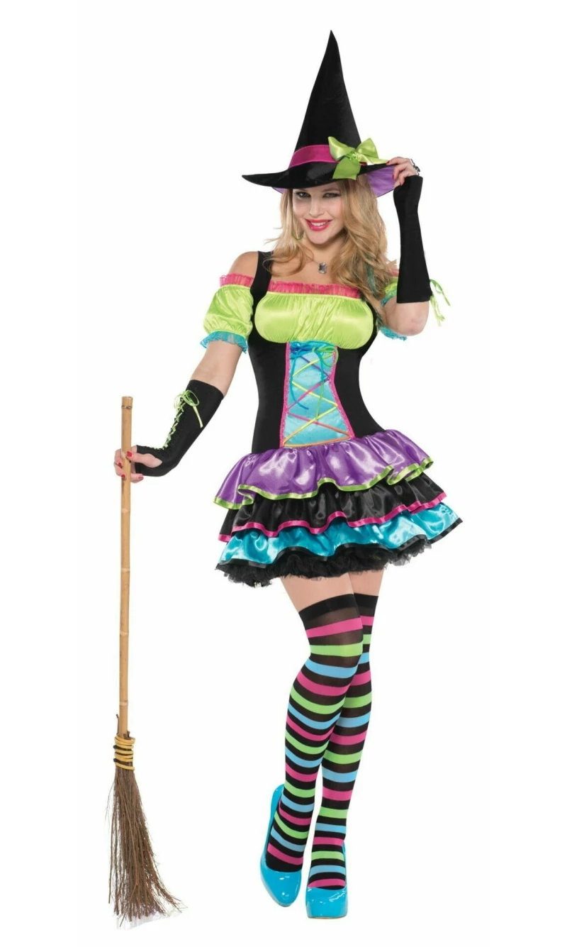 Pop Neon Witch -  Adult Size Medium
