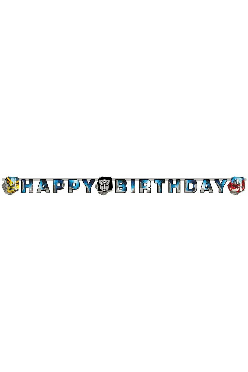 Transformers Letter Banner - 14cm x 180cm