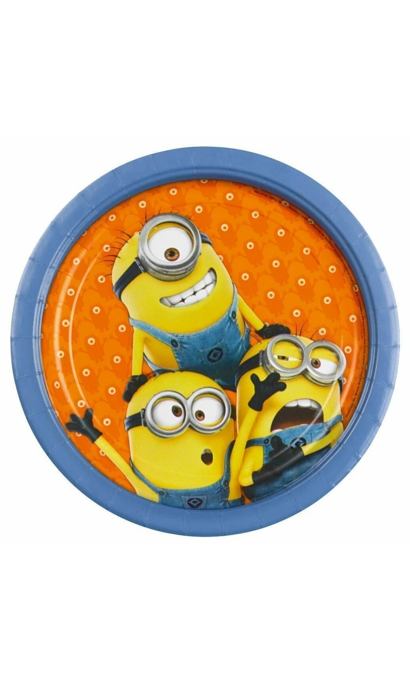 Minions Paper Plates 22.8cm - 8pk