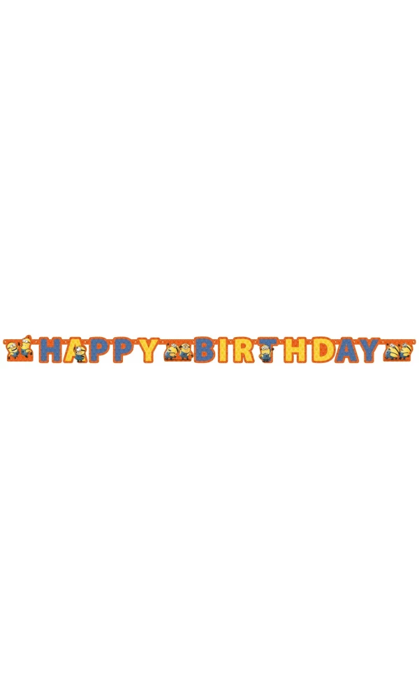 Minions Letter Banner - 1.80m