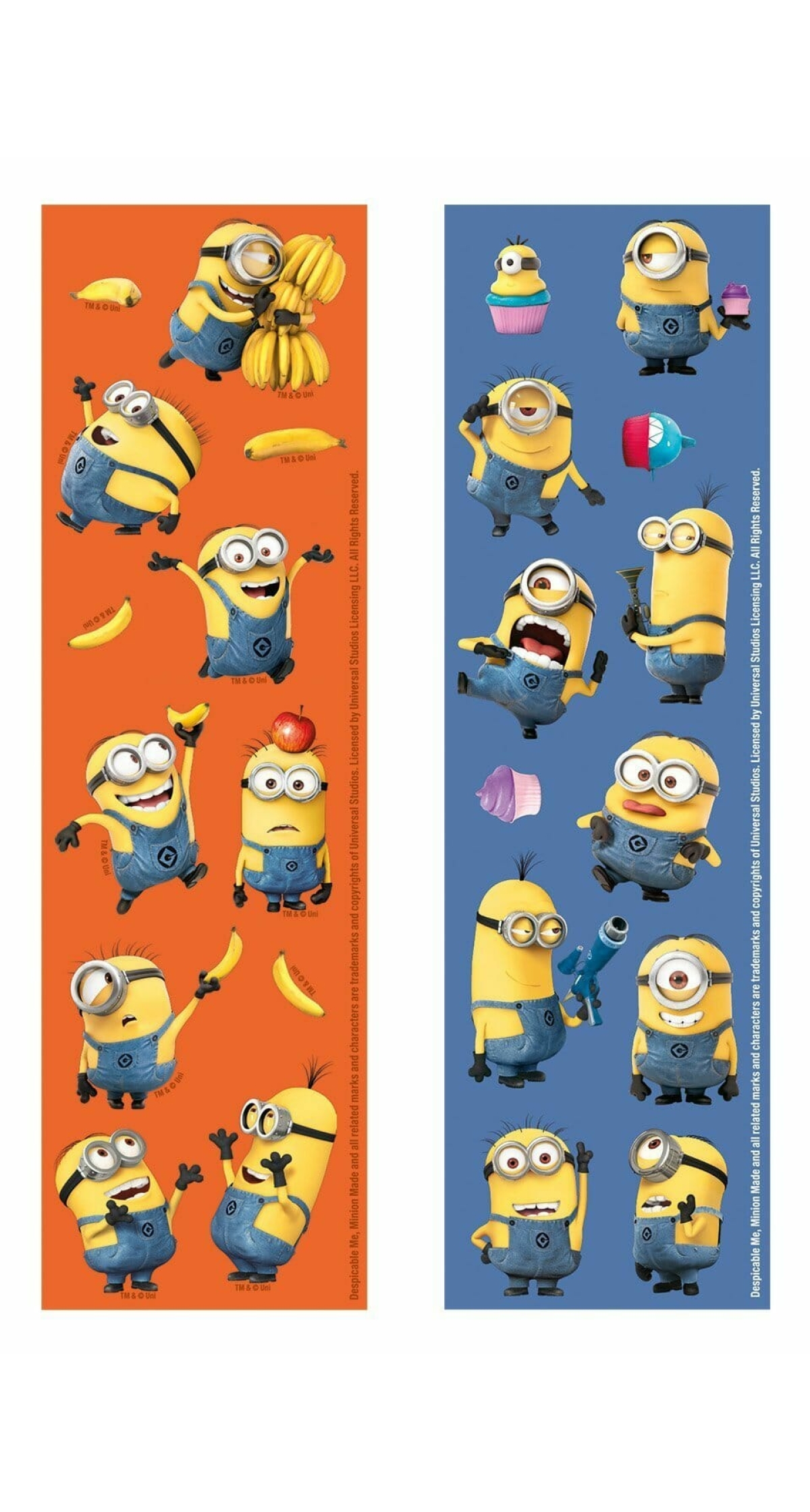 Minions Sticker Strips - 8pk