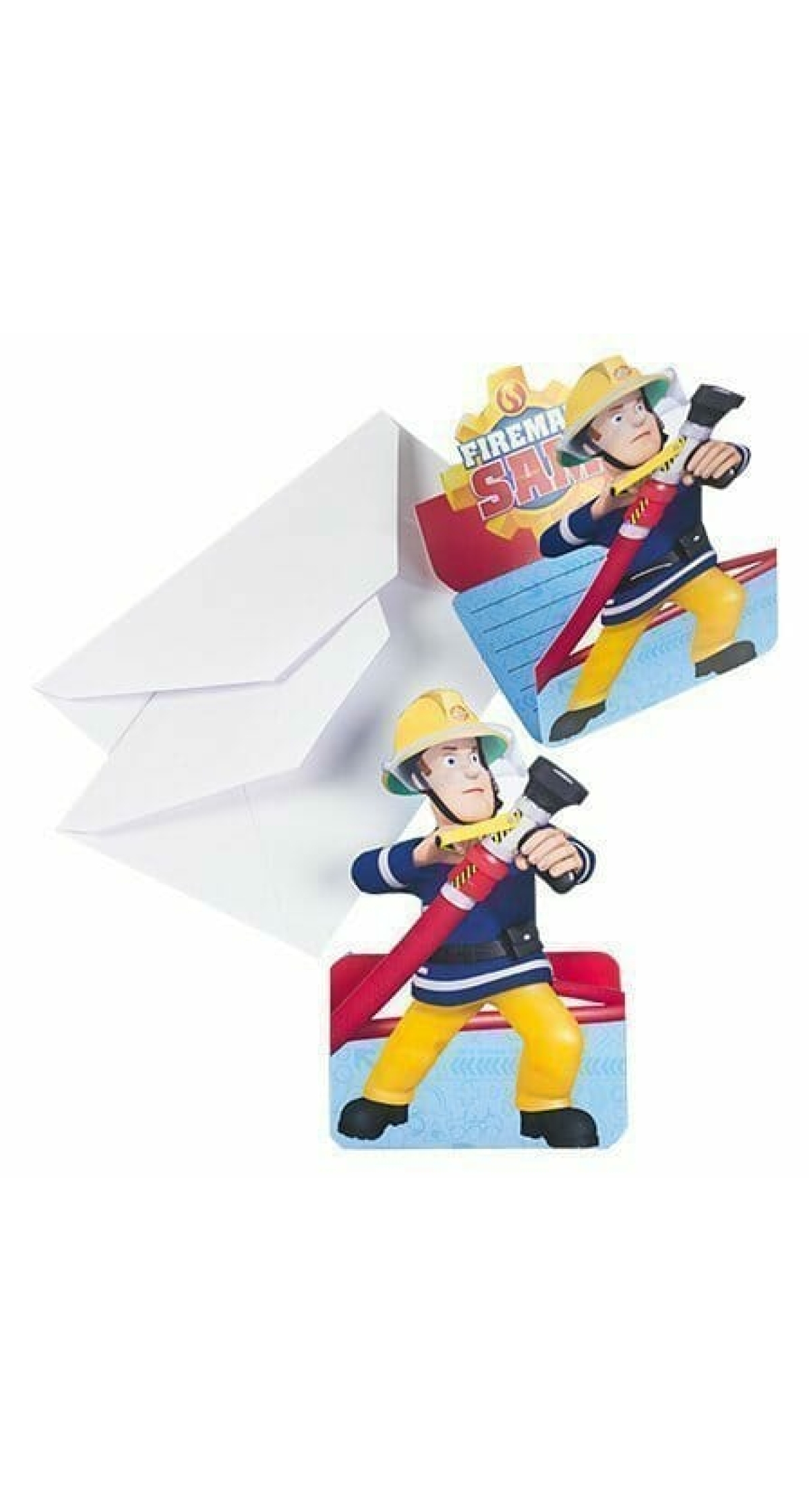 Fireman Sam Invitations - 8pk