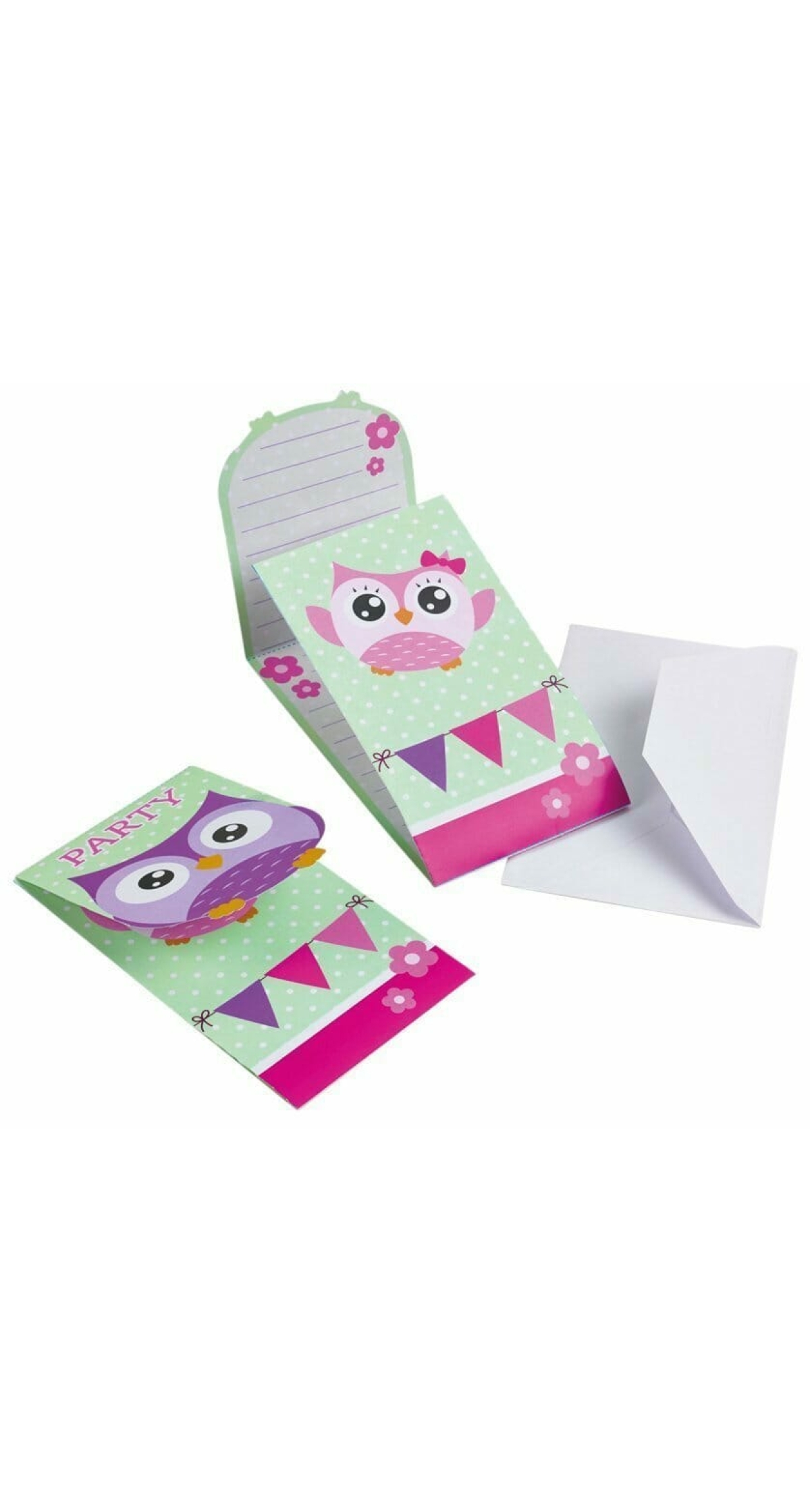 Owl Invitations - 8pk