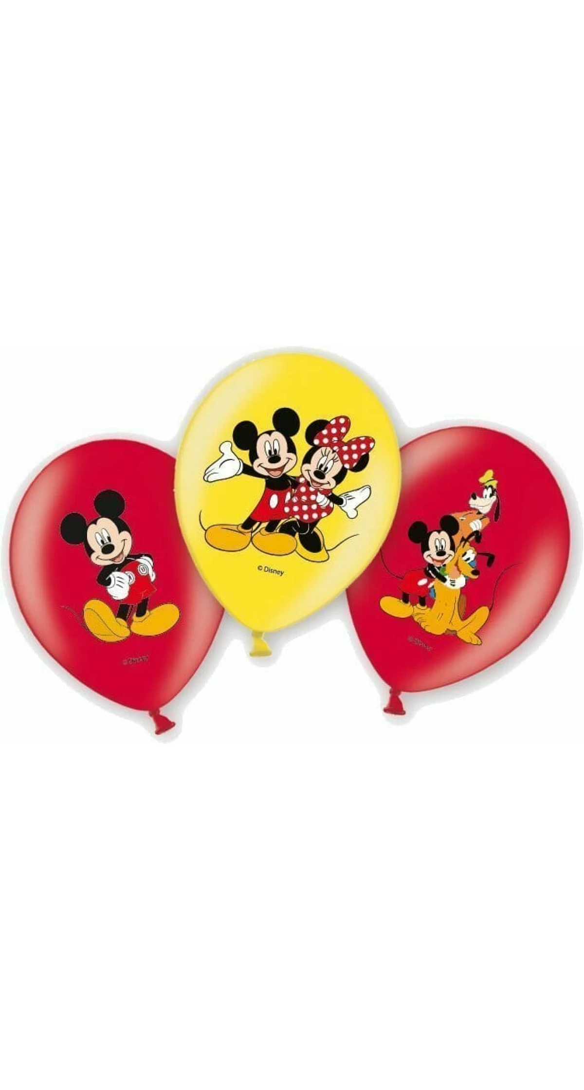 Mickey Mouse Clubhouse Balloons 11'' Latex - 6pk