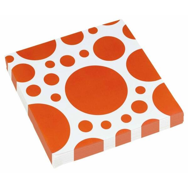 Orange Peel Dots - 20 x Lunch Napkins