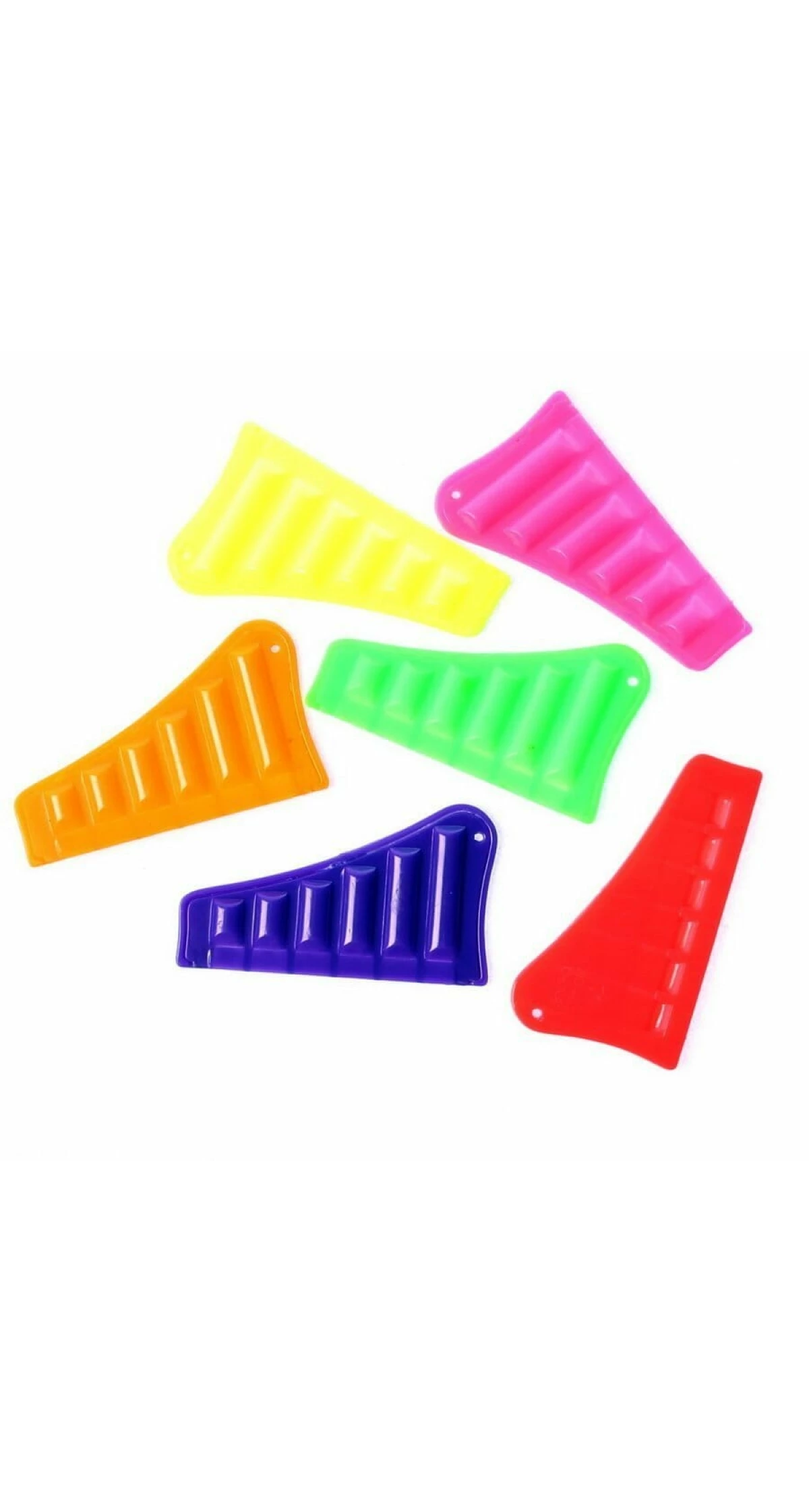 Musical Panpipe Assorted Colors 8.5cm - For Age 3+ Years