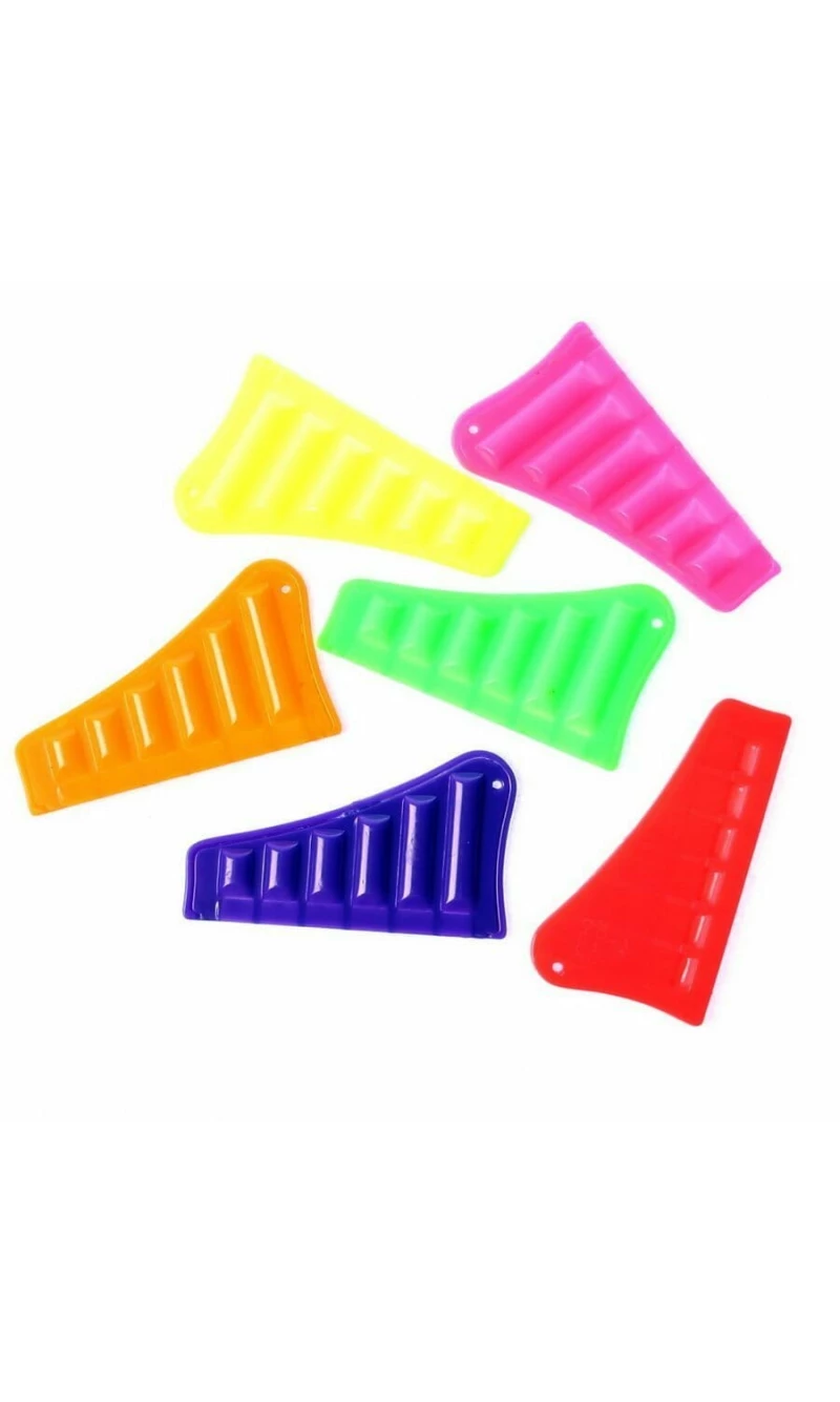 Musical Panpipe Assorted Colors 8.5cm - For Age 3+ Years