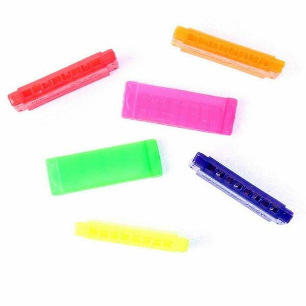 Musical Harmonica Assorted Colors - 6.5cm