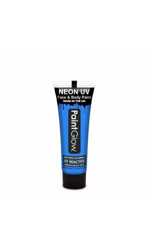 Neon UV Face & Body Paint Water Based (12ml) -  UV Blue (PRO)