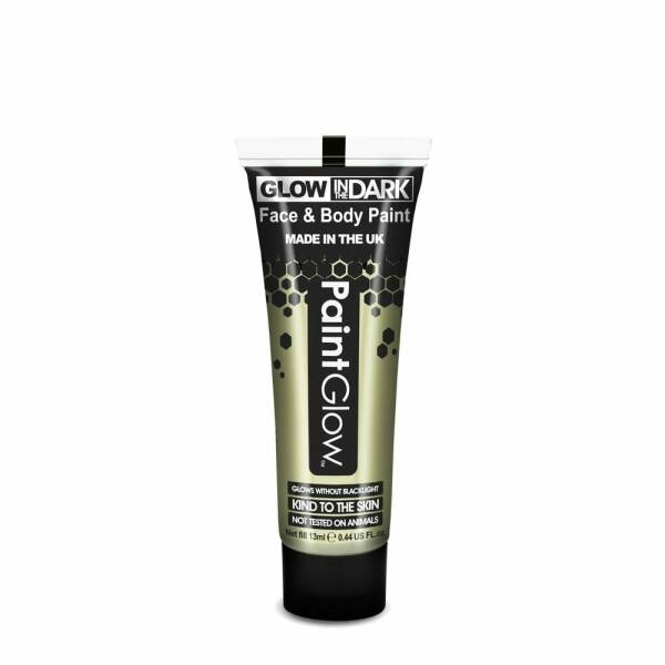 Glow In The Dark Face & Body Paint Water Based (12ml) -  Invisible (PRO)