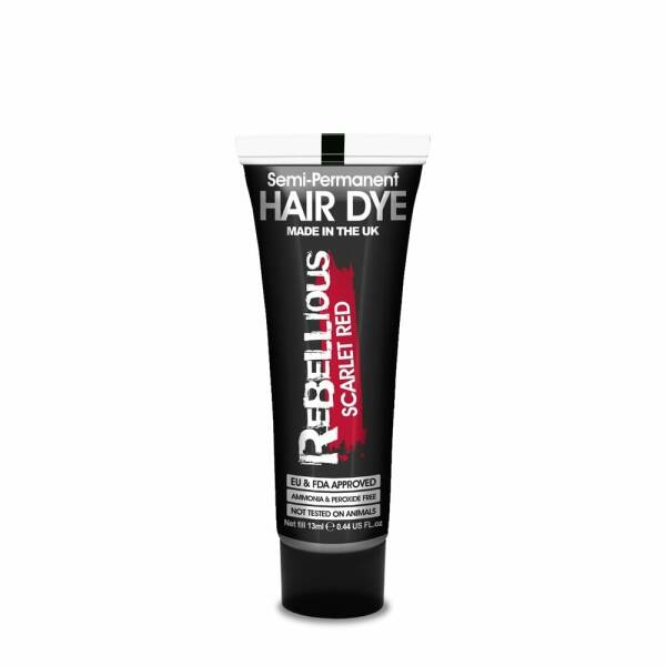 Semi Permanent Hair DYE Streaks Non UV (13ml) -  Scarlet Red