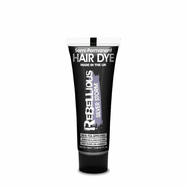 Semi Permanent Hair DYE Streaks Non UV (13ml) -  Silver Storm