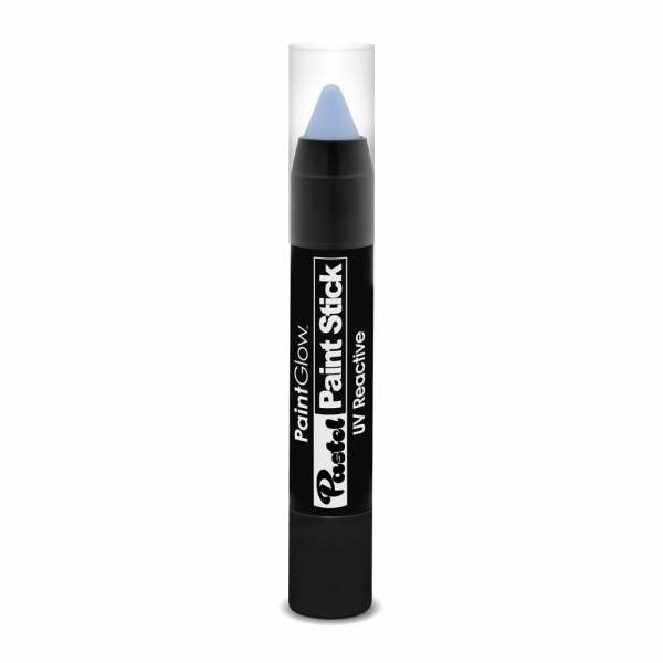 Neon UV Face & Body Paint Stick Wax Based (3.5g) -  Pastel Blue
