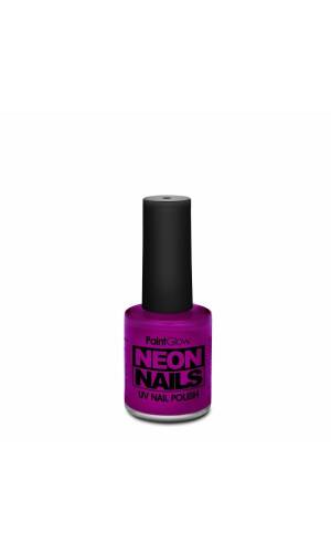 Neon UV Nail Polish (10ml) -  UV Purple (PRO)