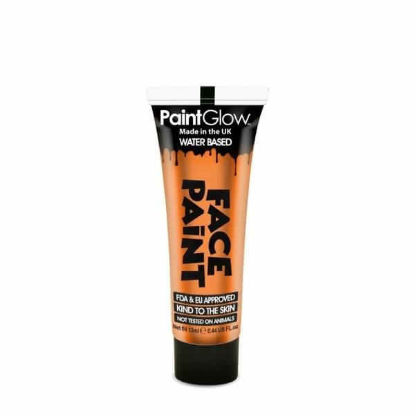 Face & Body Paint (Non UV) Water Based (13ml) - Orange