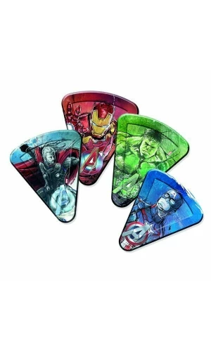 Mighty Avengers Shaped Plates (4 mixed designs)  - 1pk