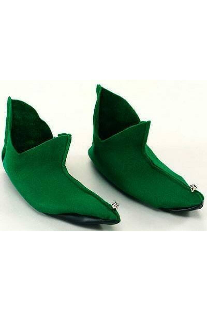 Green Elf Pixie Shoes - One Size