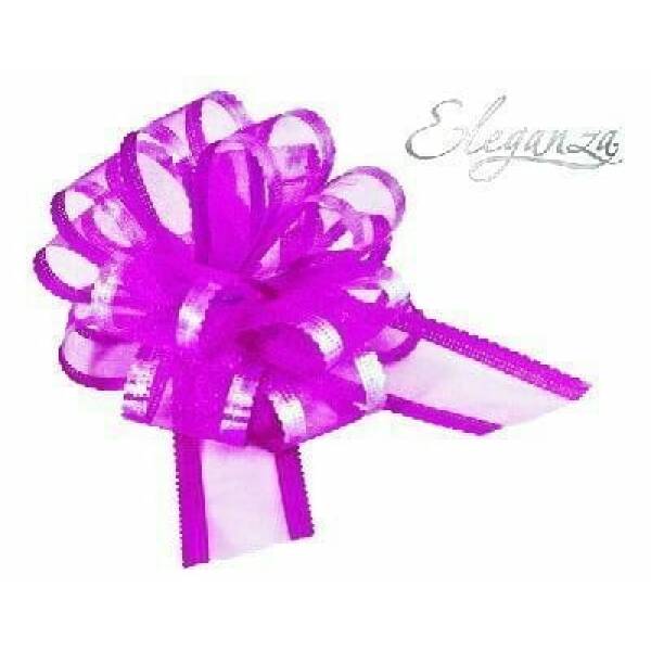 Pull Bow Organza Fuchsia - 50mm