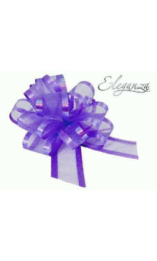 Pull Bow Organza Lavander - 50mm