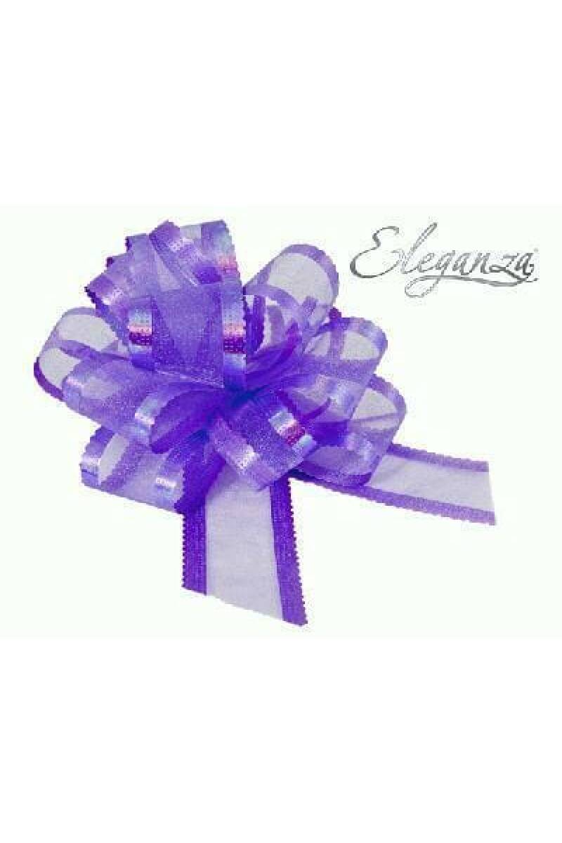 Pull Bow Organza Lavander - 50mm