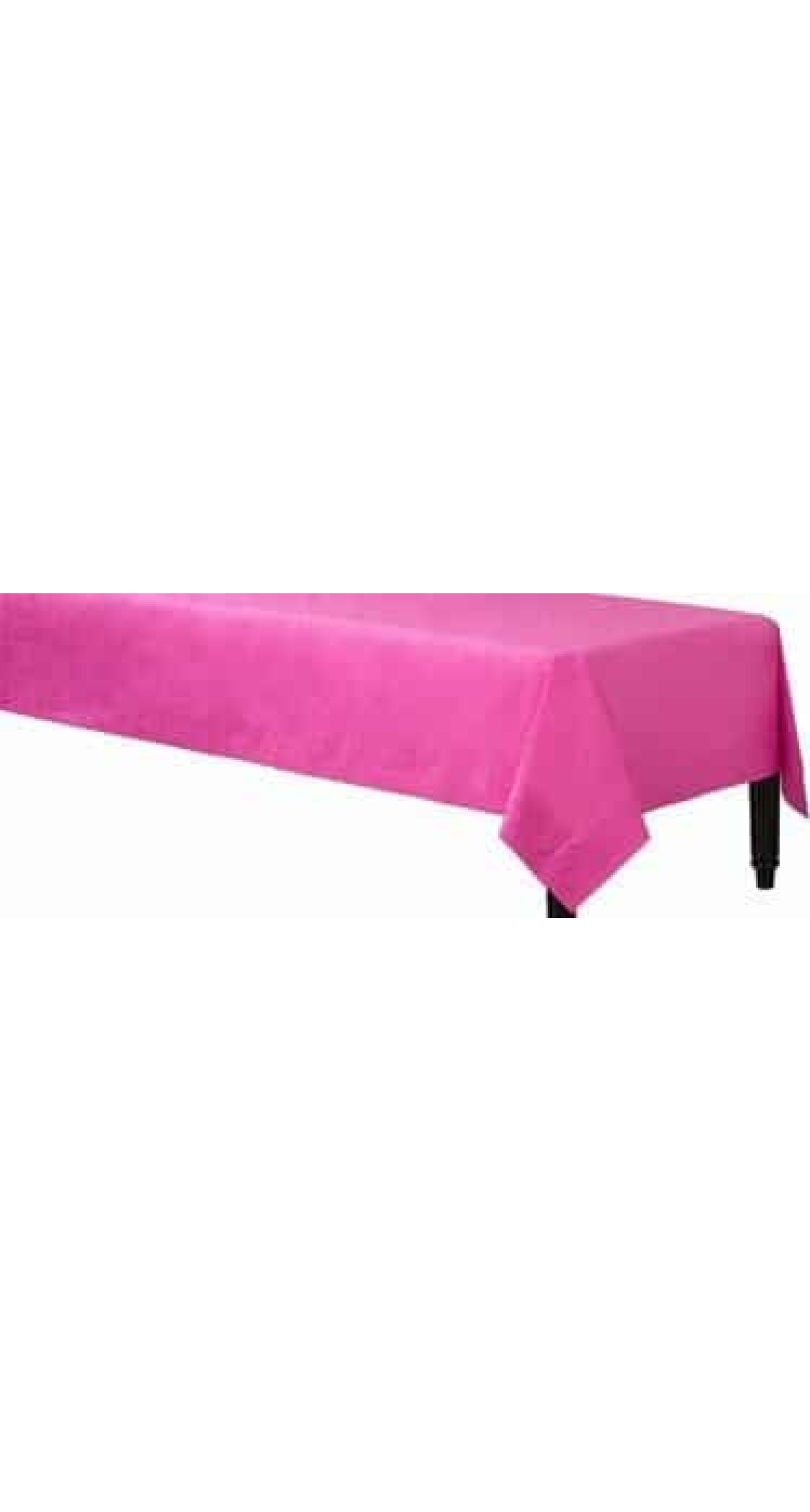 Magenta - Paper Table Cover (Plastic Lined) 137 x 274cm