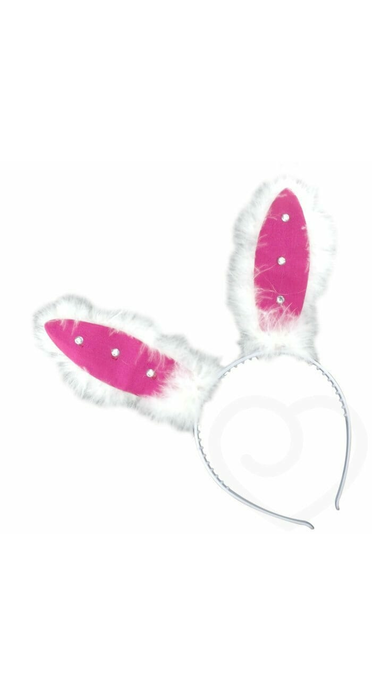 Boppers Bunny Ears with Diamante Stones - Adult One Size