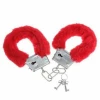 Handcuffs Furry Red - Adult One Size