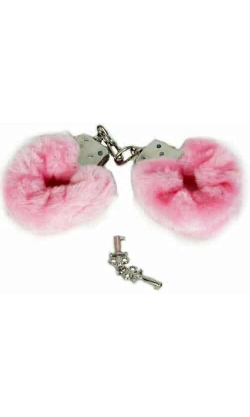 Handcuffs Furry Pink - Adult One Size