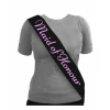 Sash Maid of Honour Black - One Size