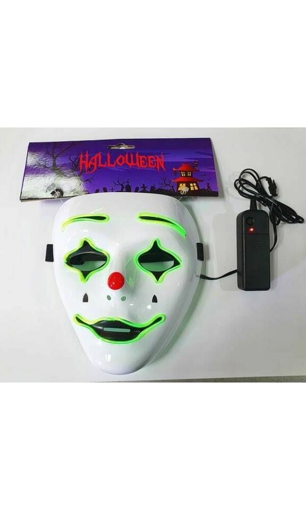 Halloween LED Light Up Mask - Adult One Size