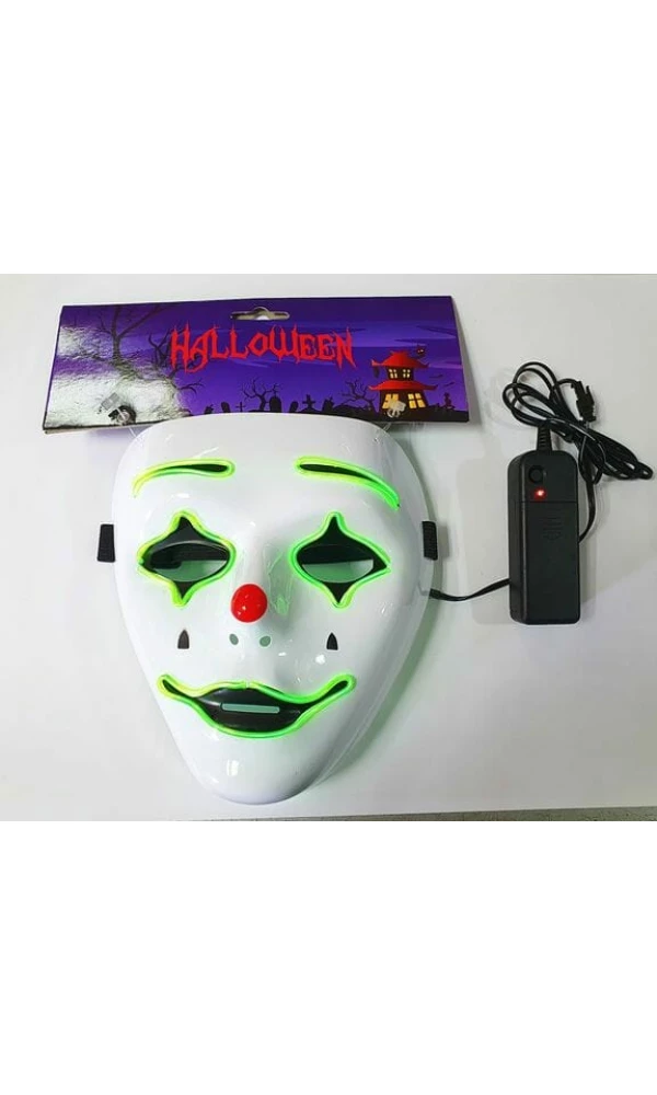 Halloween LED Light Up Mask - Adult One Size
