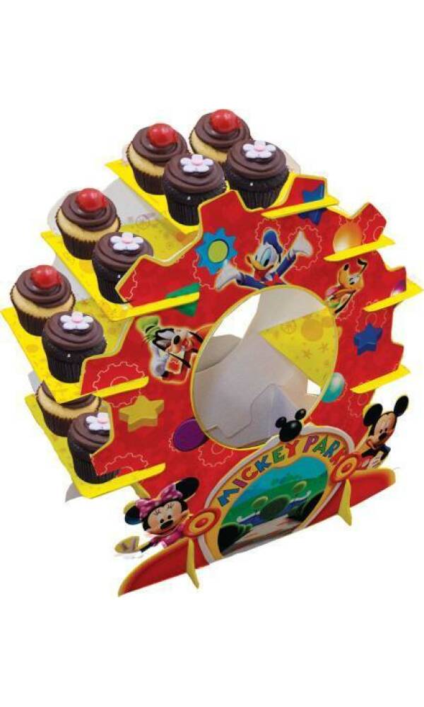 Playful Mickey 3D Cupcake Stand - 1pk