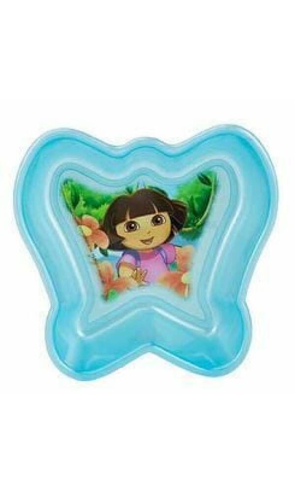 Dora The Explorer Blue Plastic Toddler Bowl - 13cm x 13cm