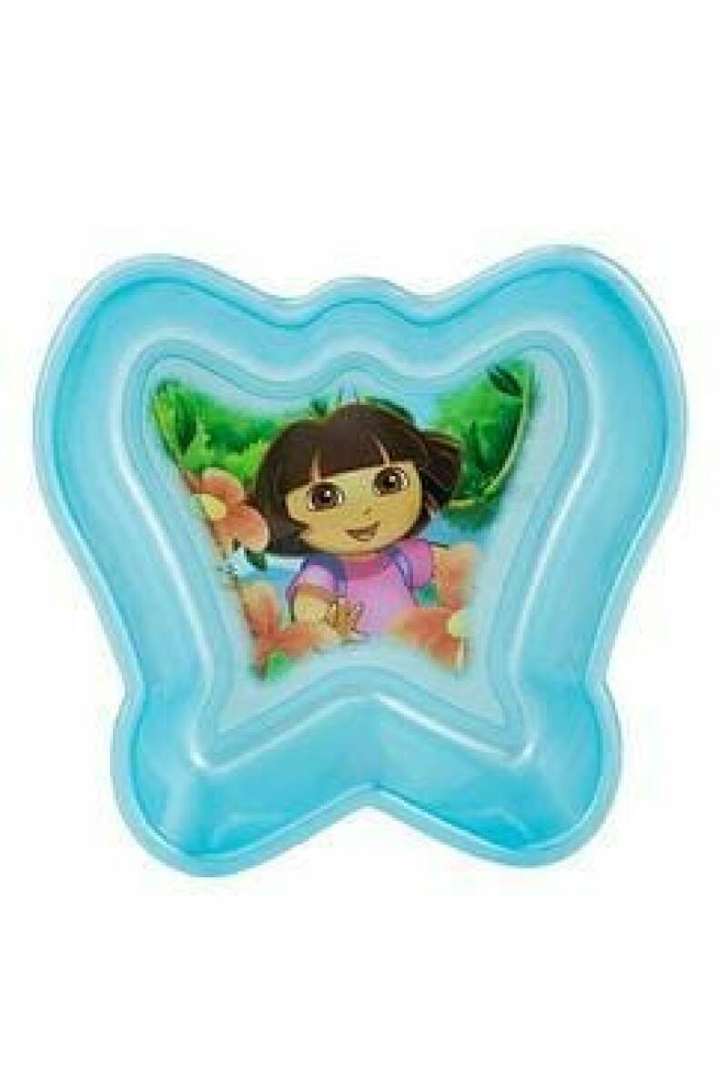 Dora The Explorer Blue Plastic Toddler Bowl - 13cm x 13cm