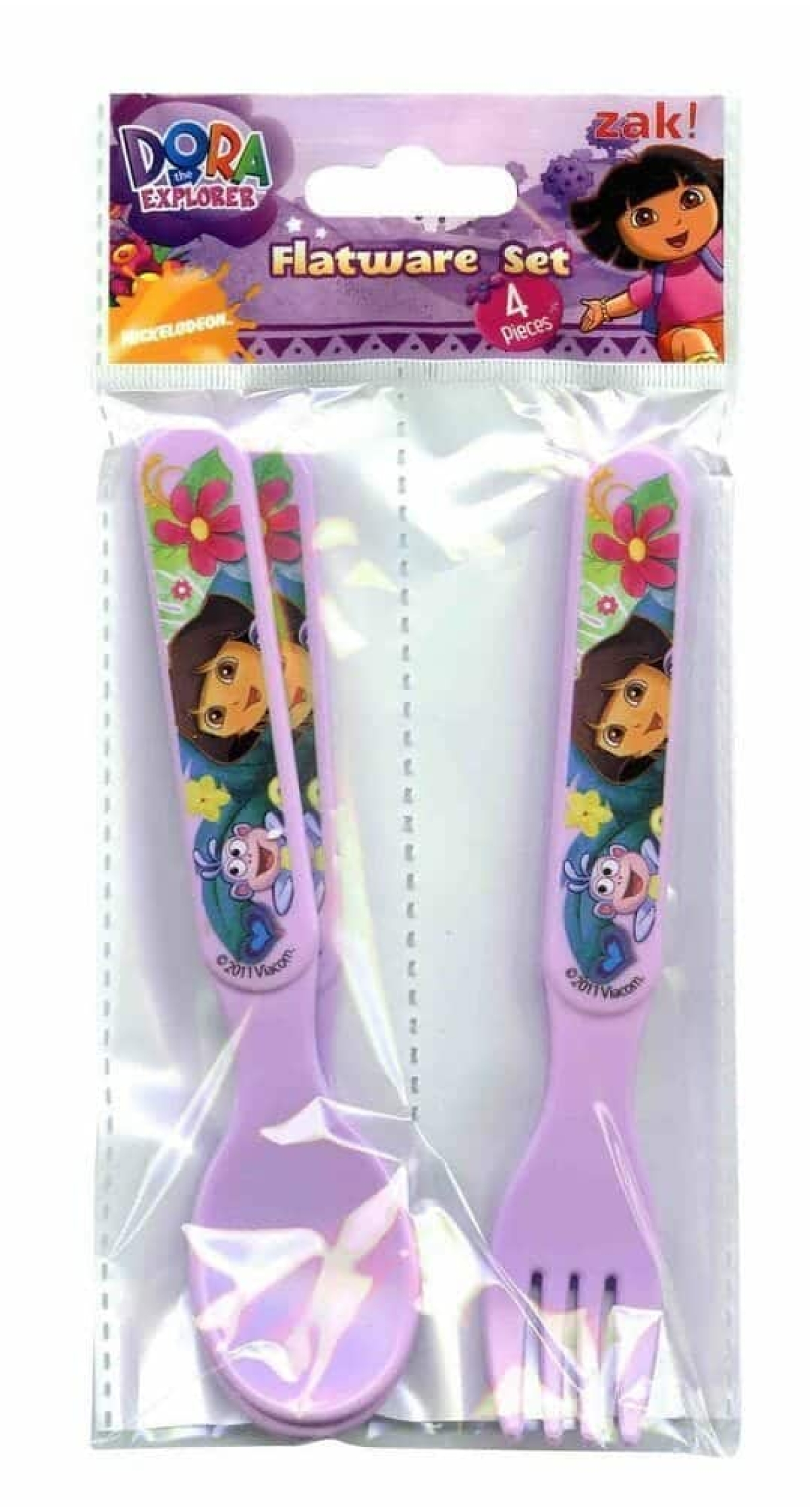 Dora the Explorer Plastic Flatware Set - 4pk