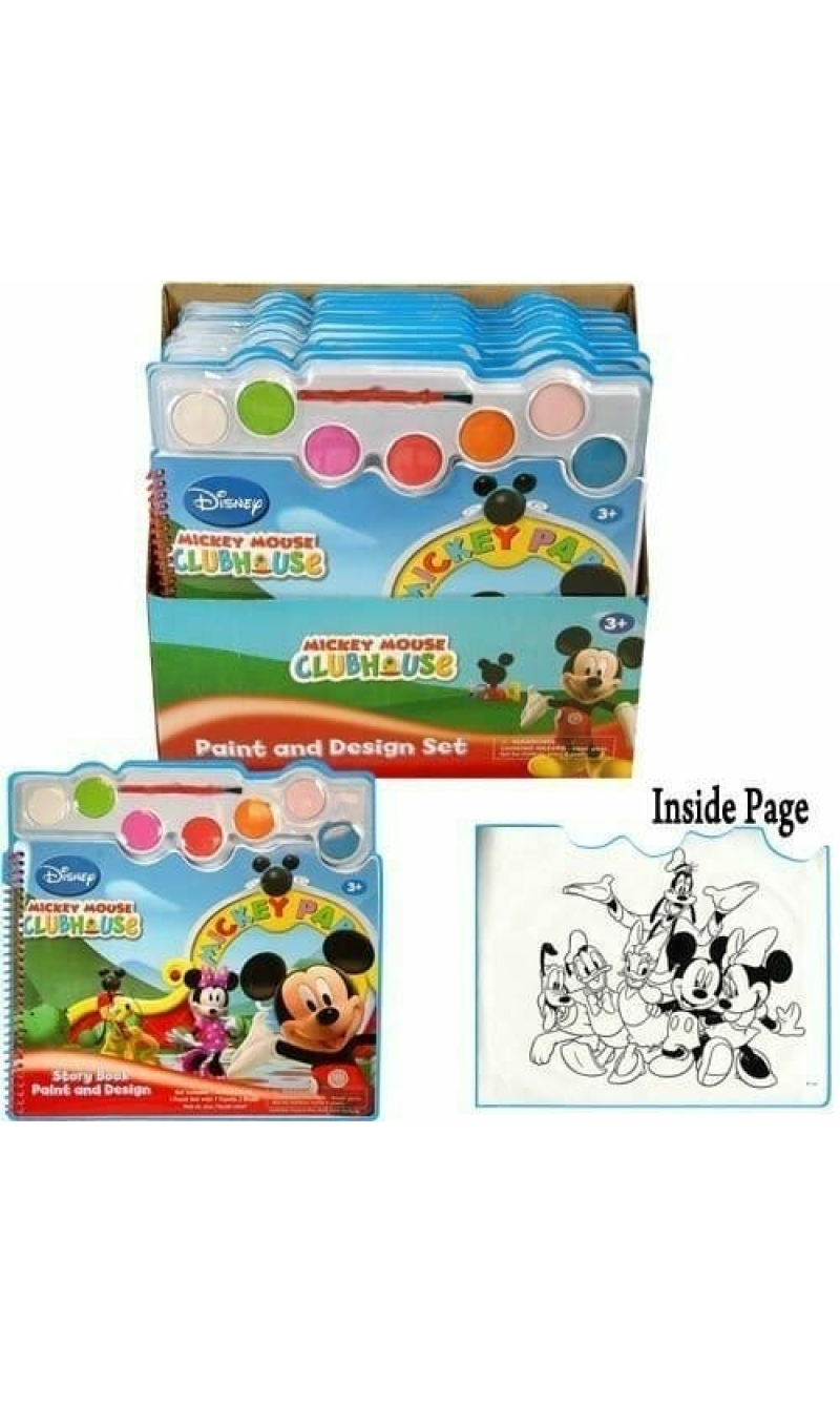 Mickey Mouse Clubhouse Story Book Paint Book (Soiled Product)