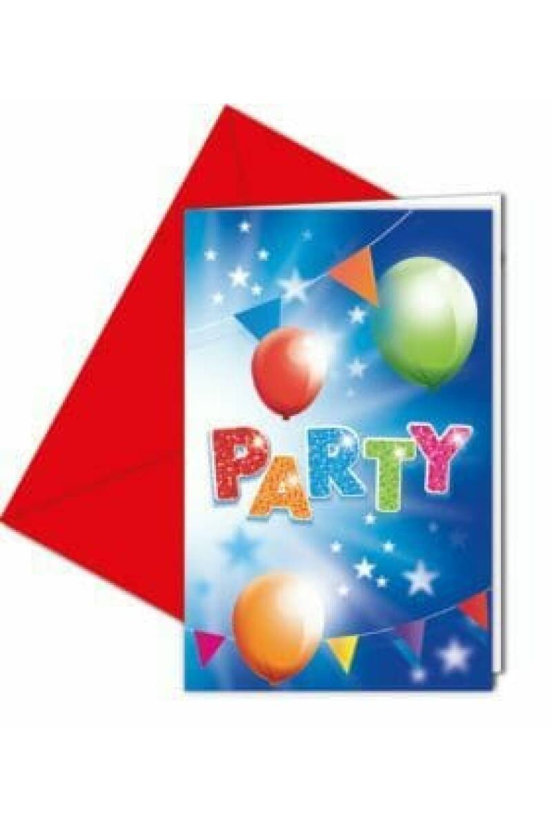Fabulous Party Invitations & Envelopes  - 6pk