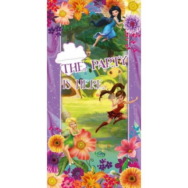 Tinkerbell and Fairies Magic  Personalized Door Banner - 1pk