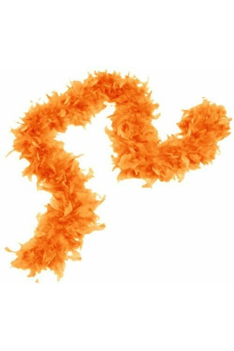 Feather Boa Orange Adult Size - 2m
