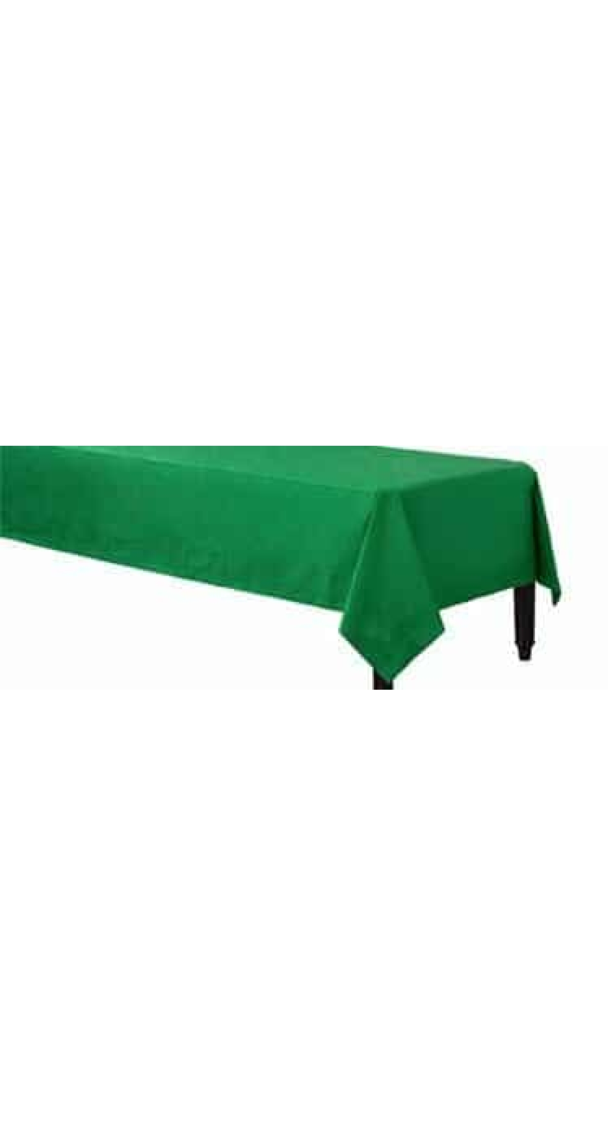 Festive Green - Paper Table Cover (Plastic Lined) 137 x 274cm
