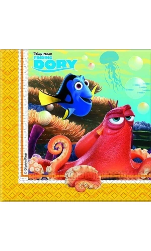 Finding Dory Two-ply Paper Napkins 33x33cm  - 20pk