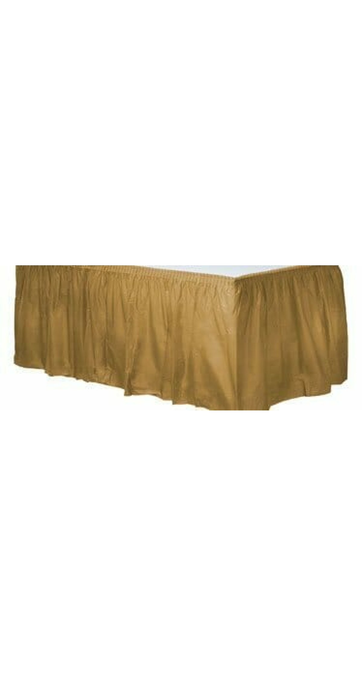 Gold - Plastic Table Skirt 426 x 73cm